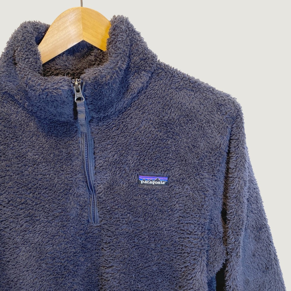Patagonia Los Gatos Fleece Pullover Womens L Forge Grey Excellent Quarter Zip